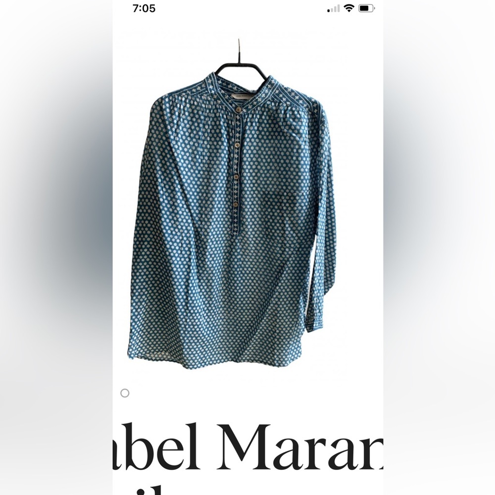 Isabel Marant very lightweight cotton blouse.